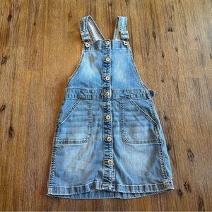 3/27$ OshKosh B'gosh Girls Blue Denim Overall Dress size 10